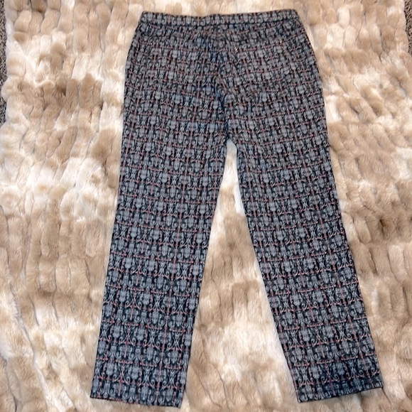 ALLISON DALEY SUPER STRETCH PRINT PANTS GRAY AND RED /SIZE 2XL - Picture 2 of 6